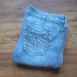 Silver Jeans Frances 18" Jeans